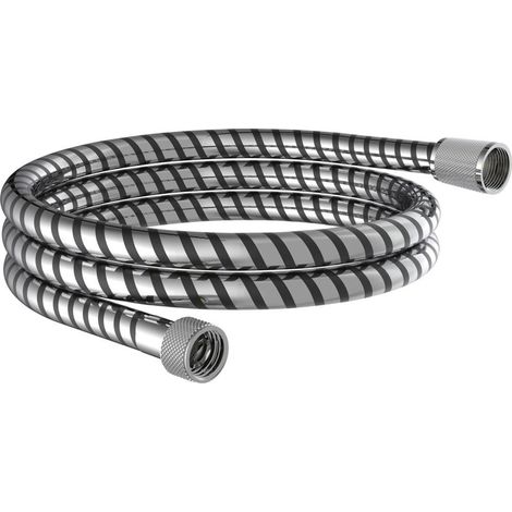 KIRCHHOFF Brauseschlauch 150 cm, Kunststoff, Schwarz/Chrom (1/3)