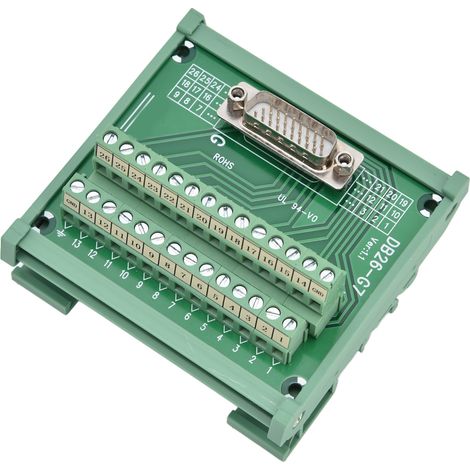 Bloc de bornes PCB à souder, connecteur mâle en cuivre, adaptateur de distribution DC 60V (1/5)