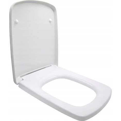 Hamberger  Abattant WC Nova Pro - Duroplast - Antibactérien - Fermeture Douce et Facile à Installer