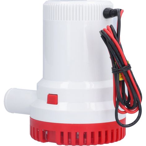 Pompe de Cale Submersible 12V 1500GPH - Silencieuse, pour Bateau, Bassin et Aquarium