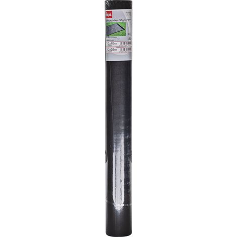 Unkrautvlies Garten Mulchfolie Bodengewebe 2x25 m 50 g-m² wasser-luftdurchlässig (1/3)