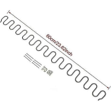 Ressorts de rechange pour canapés et chaises, ressorts de meubles avec mécanisme à enclenchement, compatibles avec Ressort Hardware 60cm. (1/5)