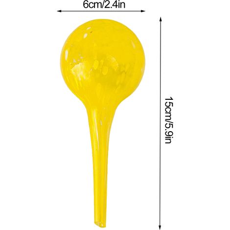 Globe d'arrosage automatique à bonne perméabilité et infroissable pour plantes en pot, rouge (1/5)