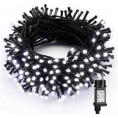 Guirlande Lumineuse Noël Intérieur Exterieur, 20M 200 LED Blanc Froid Guirlande Lumineuse Electrique 8 Modes Étanche LED Lumière pour Décoration Noël Fête Mariage Arbre Festival Jardin (1/5)