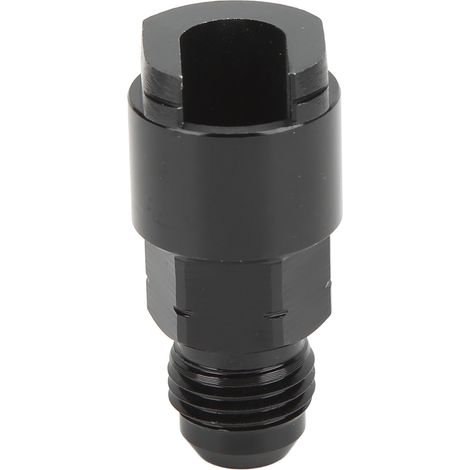 Adaptateur EFI à déconnexion rapide, en alliage d'aluminium anodisé noir, étanche, raccord de conduite de carburant mâle AN6-3/8" (1/5)