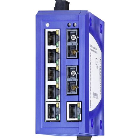 [NEUWERTIG] B-Ware Hirschmann Switch Netzwerkgerät Industrial Ethernet Verteiler Blau Unmanaged