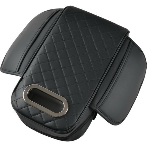 Cojín reposabrazos para coche con caja para pañuelos, cojín reposabrazos para asiento, alfombrilla de reposabrazos de espuma viscoelástica compatible (1/5)