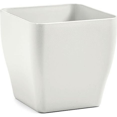 VECA VASO LIVING MATT QUADRATO 13 CM TERRA DOLOMIA