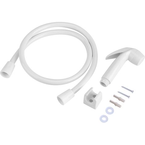 Kit douchette bidet mural en plastique pour WC et salle de bain – Idéal pour le nettoyage des couches – Shattaf (1/5)