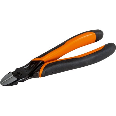 Bahco ERGO Seitenschneider mit Zwei-Komponenten-Griff, phosphatiert, 180 mm, Industrieverpackung