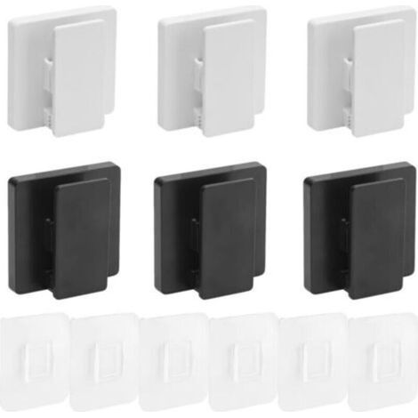 clip adesive da parete, clip adesive per asciugamani, clip per riporre detergenti viso, asciugamani, teli da bagno -Crezuo
