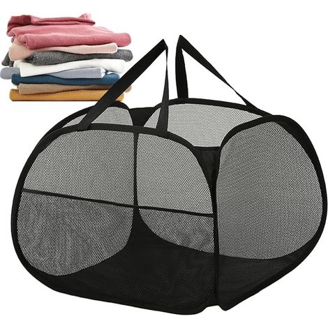 Organisateur de vêtements de blanchisserie, panier à vêtements sales Grand panier à linge pour sales,Panier de rangement épais pour (1/5)