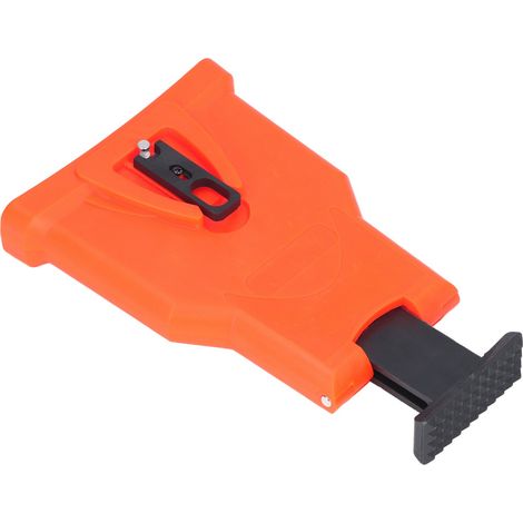 Affûteur de chaîne de tronçonneuse robuste et résistant à l'usure pour le travail du bois en extérieur, orange (1/5)