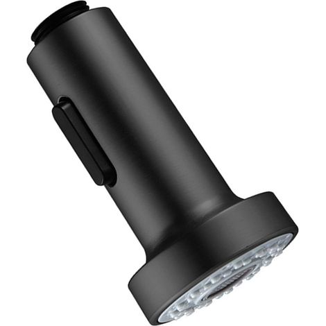 Küchenarmatur mit Ausziehbrause – 1-teilig – Schwarzes ABS – 2 Strahlarten – G1/2-Anschluss, 360° drehbar – Ersatz für Spülbecken (1/5)