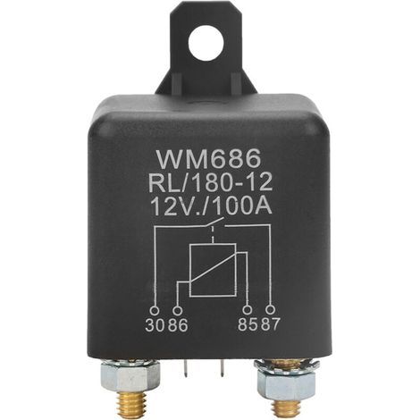 WM686 100A Normal Open Heavy Duty Auto-Starterrelais für Steuerbatterie EIN/AUS RL/180 DC 12V (1/5)