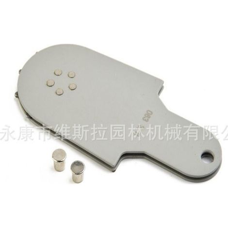 Accessoire pour tronçonneuse : guide-chaîne de qualité supérieure à rivet unique universel (1/5)
