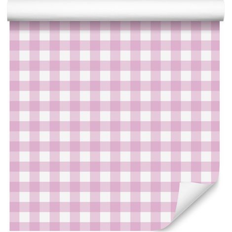 Papier peint à motif tissu rose poudré pour salon et chambre 50x1000 cm (1/5)
