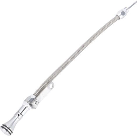 Jeffergarden Kit manette et tube de jauge d'huile flexible inox - Style à visser (20 pouces) - Compatible moteurs SB 289, 302, 351W, BB 429, 460 (1/5)