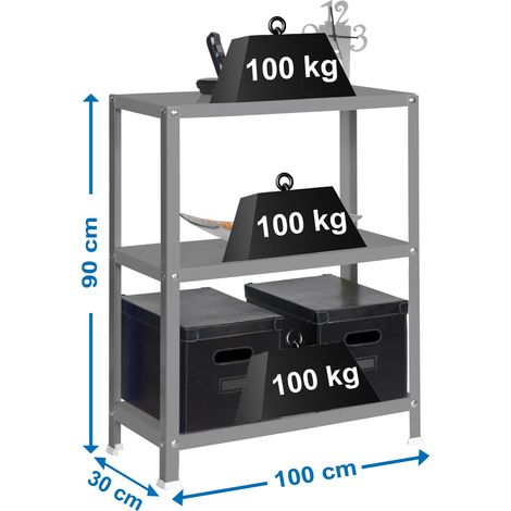 Simonrack Scaffale modulare grigio scuro robusto