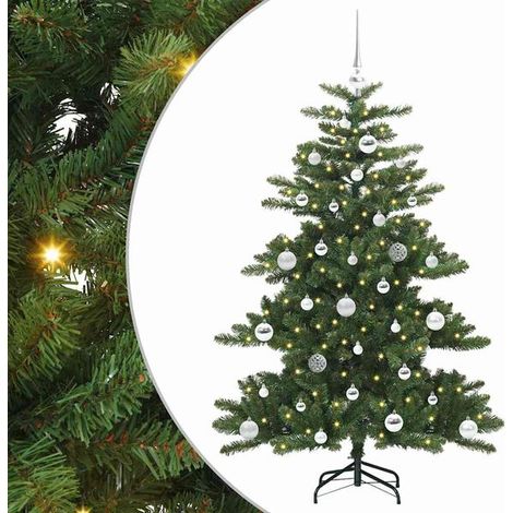 Sapin de Noël artificiel, à branches mobiles, vert, 150 cm (1/5)