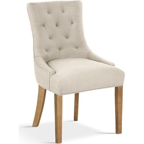 Sedia ROYA Tessuto Sabbia, dimensioni H93 x L56 x P60, ideale per la tua cucina o sala da pranzo.