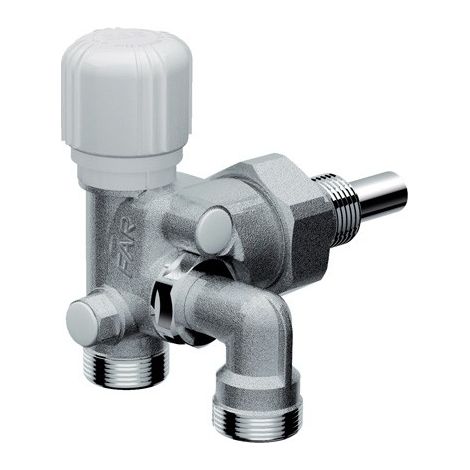 1428 - Valvola MONO-BITUBO termostatizzabile cromata con interasse variabile - Misura 1/2" - Interasse 40-50 mm 1428 1250 (1/2)