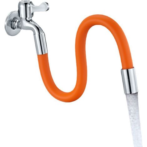 1 rallonge de robinet de 50 cm avec protection anti-éclaboussures et bec flexible (1/5)