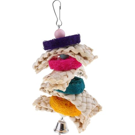 Oiseau Perroquet Jouets Animal De Compagnie Cage à Oiseaux Hamac Balançoire Jouet Suspendu Pour Oiseau Coloré (1/5)