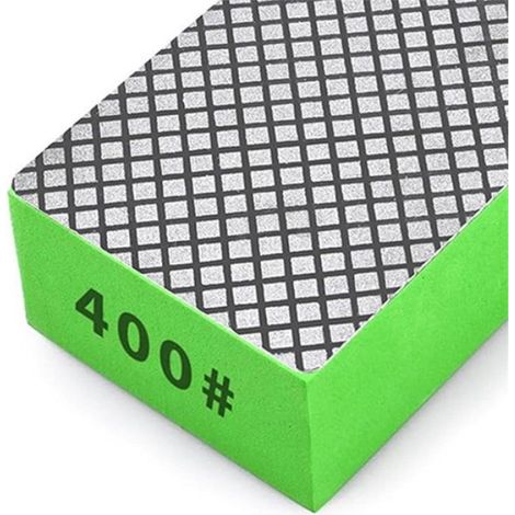 Disque De Polissage - Pierre À Aiguiser - Pour Carrelage Et Verre - Grain 400 - 92 X 57 X 31 Mm - Lot De 4 (1/5)
