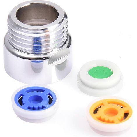 Sparsamer Duschkopf, Druckbegrenzer mit 1/2"-Gewinde, Wassersparer für Küche und Bad, wassersparender Duschkopf, Durchflussregler, Set zur Reduzierung des Wasserverbrauchs (1/5)