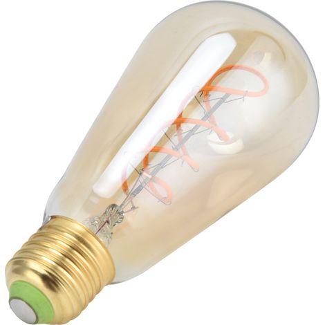 Ampoule LED E27 4W 110V dimmable verre transparent haute transmission lumineuse lumière chaude douille E27 (1/5)