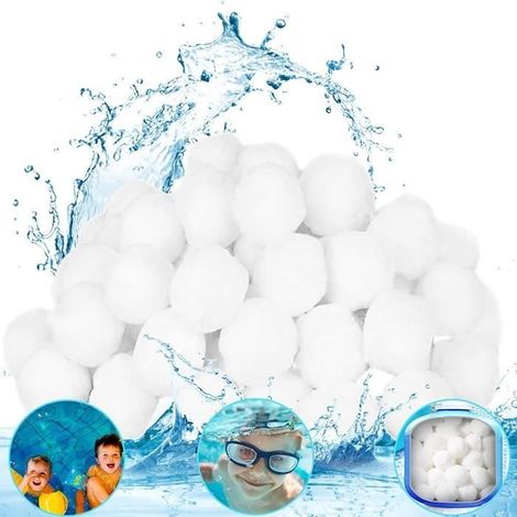 Poolfilterbälle, Filterkugeln, Poolfilter, Filtersand, Filter, mit, Fasern 58 (1/4)