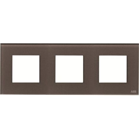 Zenit Plaque de Finition 3X2M Verre Cafe 2CLA227300N3702 ABB N2273CC