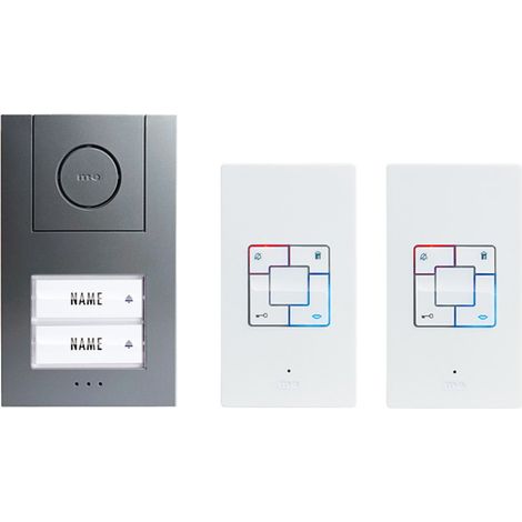 Gegensprechanlage m-e ad 4020 kabelgebunden Aluminium
