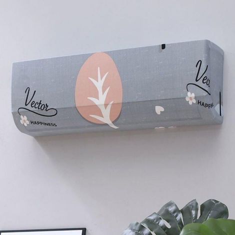 Housse Murale Pour Climatiseur - Tissu Élastique 360° - Pour Modèles 83 À 96 Cm - Lavable Réutilisable ×1 (1/4)