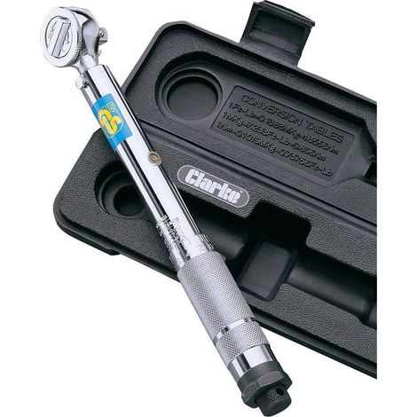 CLARKE TORQUE WRENCH 3/8"" DRIVE CV STEEL RATCHET GARAGE TOOL CHT204