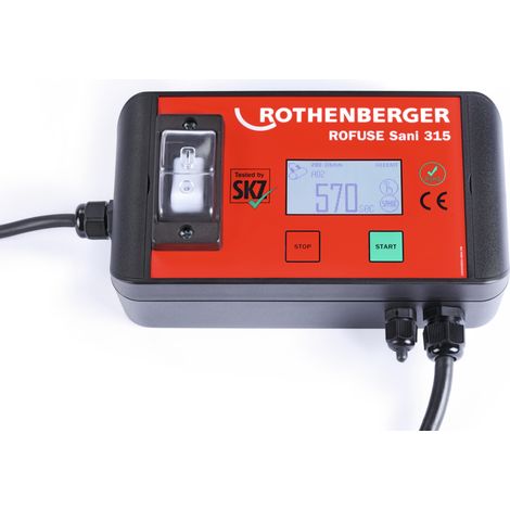 ROTHENBERGER ROWELD ROFUSE Sani 315, appareil de soudage électrofusion dans le ROCASE - 1000002631