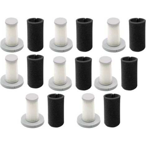8 Ensembles HEPA Filtre éPonge Filtre Coton Aspirateur Accessoires de Remplacement AdaptéS pour Deerma DX700/DX700S (1/4)