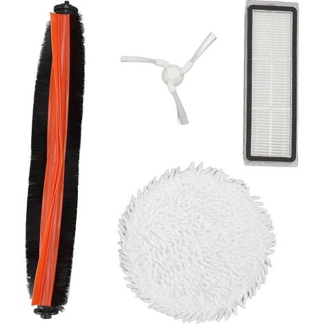 Filterelement, Hauptbürste, Seitenbürste und ABS-Schaber für MIJIA STYTJ06ZHM Kehrmaschine (1/5)