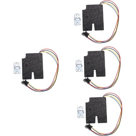 Lot de 4 verrous électromagnétiques, matériau magnétique dissimulé (1/5)