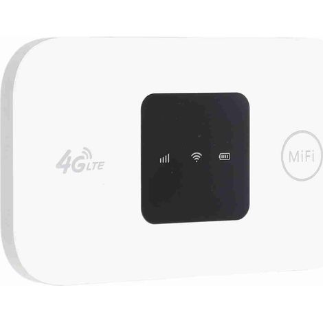 Routeur WiFi 4G 150 Mbps, emplacement pour carte SIM, compatible avec 10 appareils, batterie 2100 mAh, modem WiFi USB 4G LTE pour le bureau, les voyages et la maison (1/5)