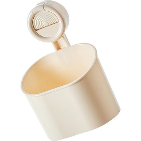 Étagère de douche à ventouses - Étagère de douche murale transparente  Sans perçage, étanche, avec panier de rangement amovible