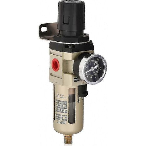 Climatiseur d'air comprimé 3/8 pouce avec filtre métallique, séparateur huile-eau et soupape d'expansion, adapté aux systèmes d'air. (1/5)