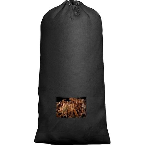 Sac de ramassage de feuilles pour tracteur à gazon de 200 x 130 cm de grande capacité pour ramasser rapidement les feuilles, convient à la plupart des tondeuses autoportées (1/5)