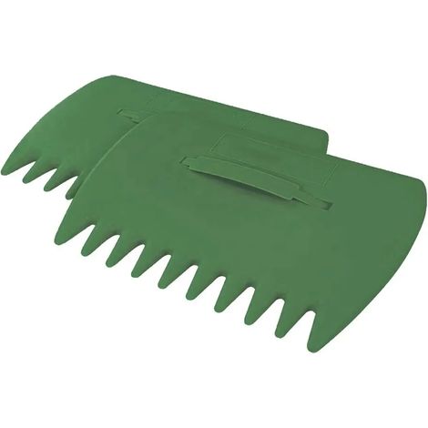 (Vert foncé) Ramasse-feuilles léger, râteau à main, pince à feuilles, outils de ramassage pour le nettoyage du jardin et des tontes de gazon. (1/5)