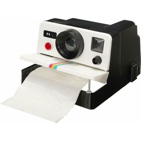 Porta carta igienica retrò - Macchina fotografica retrò - 14x17x10 cm - Compatto e leggero - Facile da trasportare (1/4)