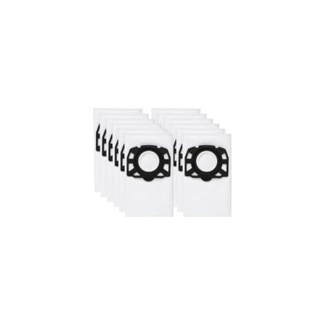 Paquete de 12 bolsas para aspiradora Karcher, bolsas de filtro KFI 487, bolsas de accesorios para aspiradora Karcher WD4, WD5, WD6, MV4, MV5, MV6, WD4.000 ... WD5.999, 2.863-006.0-Crezuo (1/5)