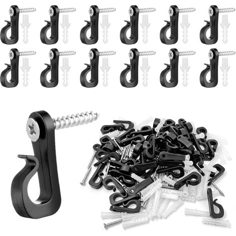 Set mit 50 Outdoor-Lichterkettenhaltern (1/5)