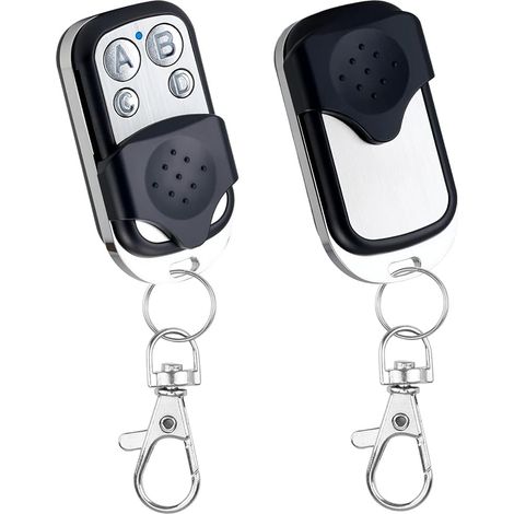 Telecomando per porta da garage, 433 MHz, 2 pezzi, telecomando universale per porta da garage, trasmettitore portatile 433 MHz, telecomando universale per porta da garage, telecomando per (1/5)
