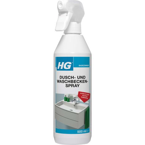 HG Dusch und Waschbeckenreiniger 500 ml Badreiniger Duschkabinen Reiniger